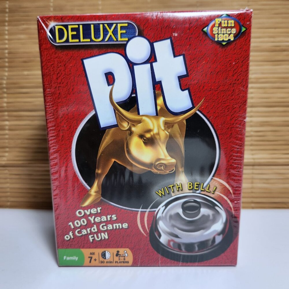 Deluxe Pit with Bell Card Game Corner The Market, Hasbro Gaming Brand New Sealed